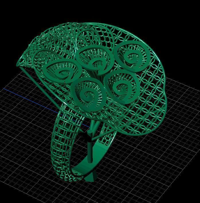 PRINTABLE RING 3D print model_3