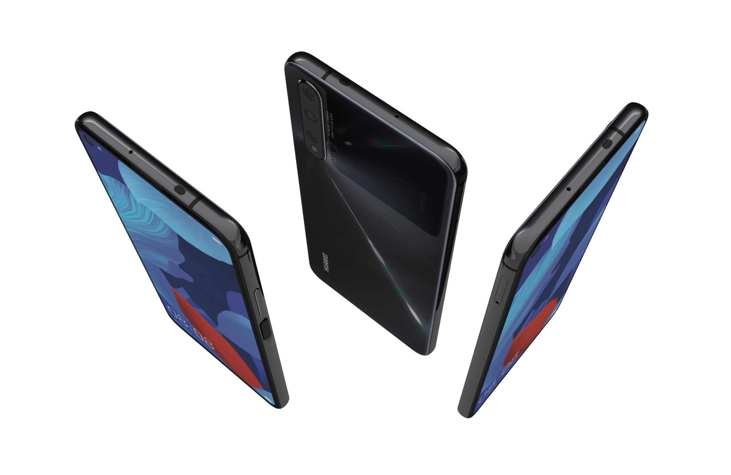 Huawei Nova 5T All Colors 3D model_8