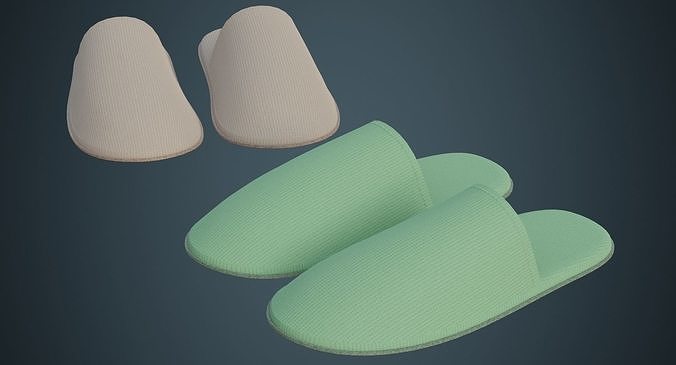 Slipper 2A Low-poly 3D model
