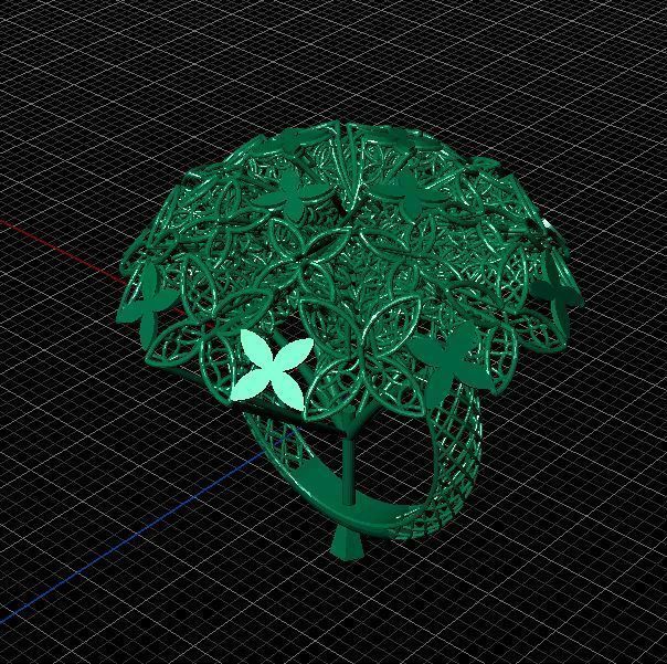 PRINTABLE RING 3D print model_2