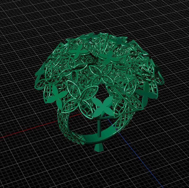 PRINTABLE RING 3D print model_4