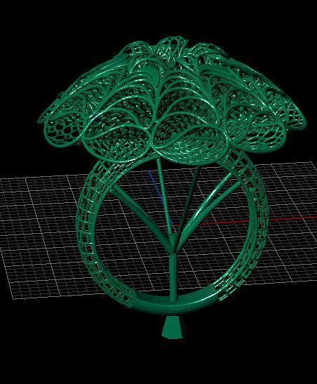 PRINTABLE RING 3D print model_4