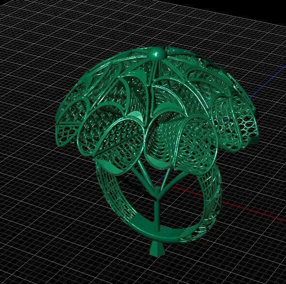 PRINTABLE RING 3D print model_2