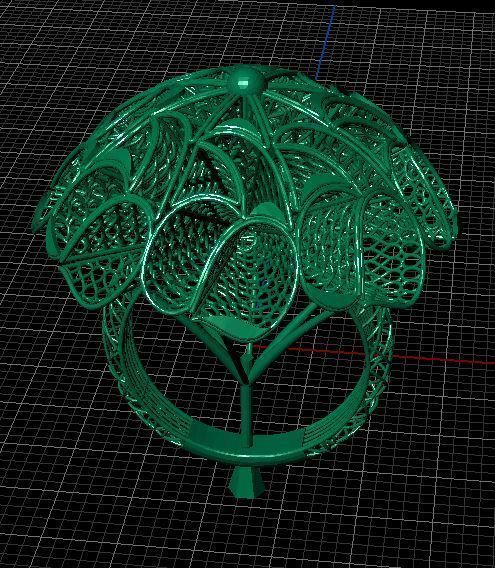 PRINTABLE RING 3D print model_3