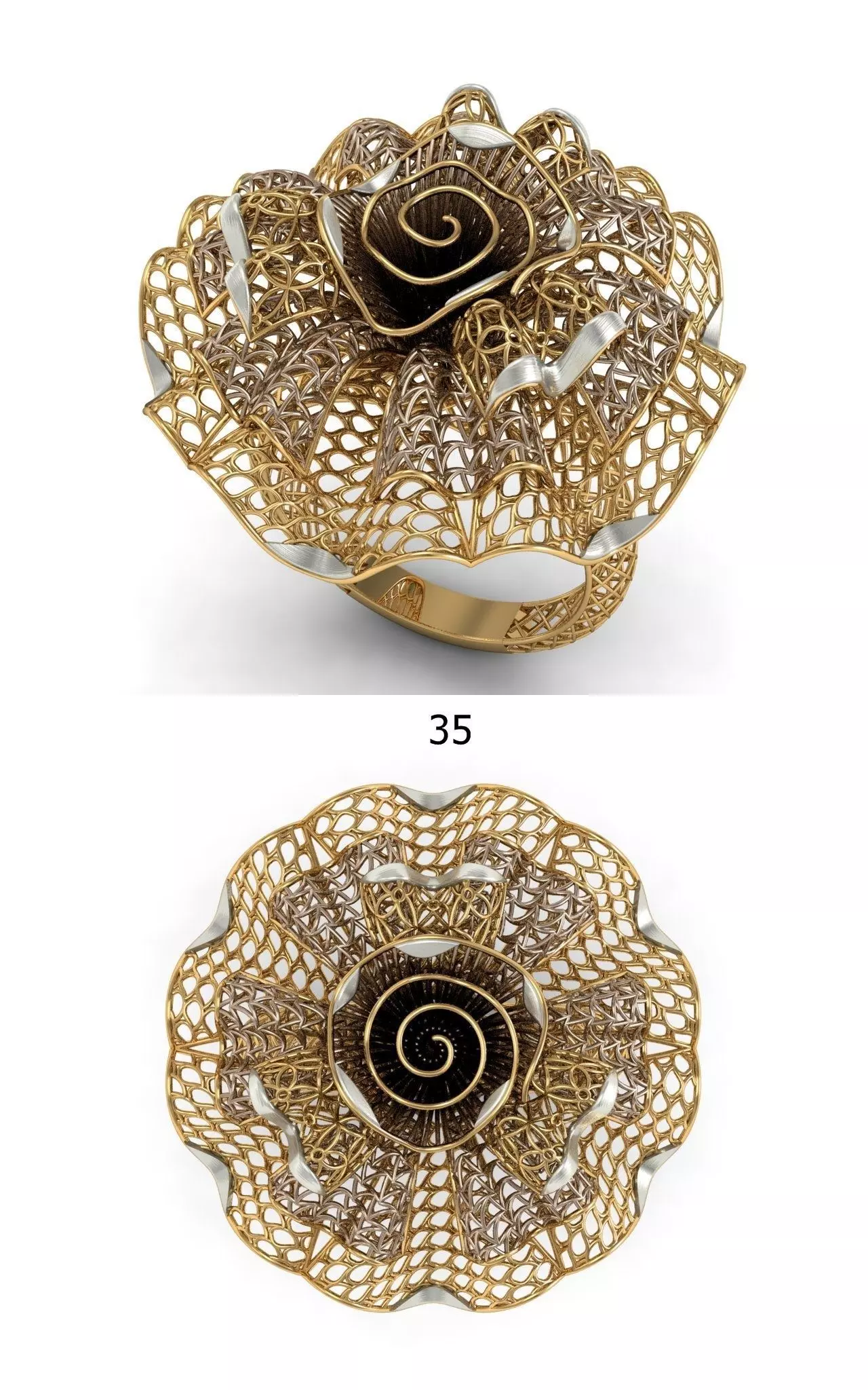 PRINTABLE RING 3D print model_0