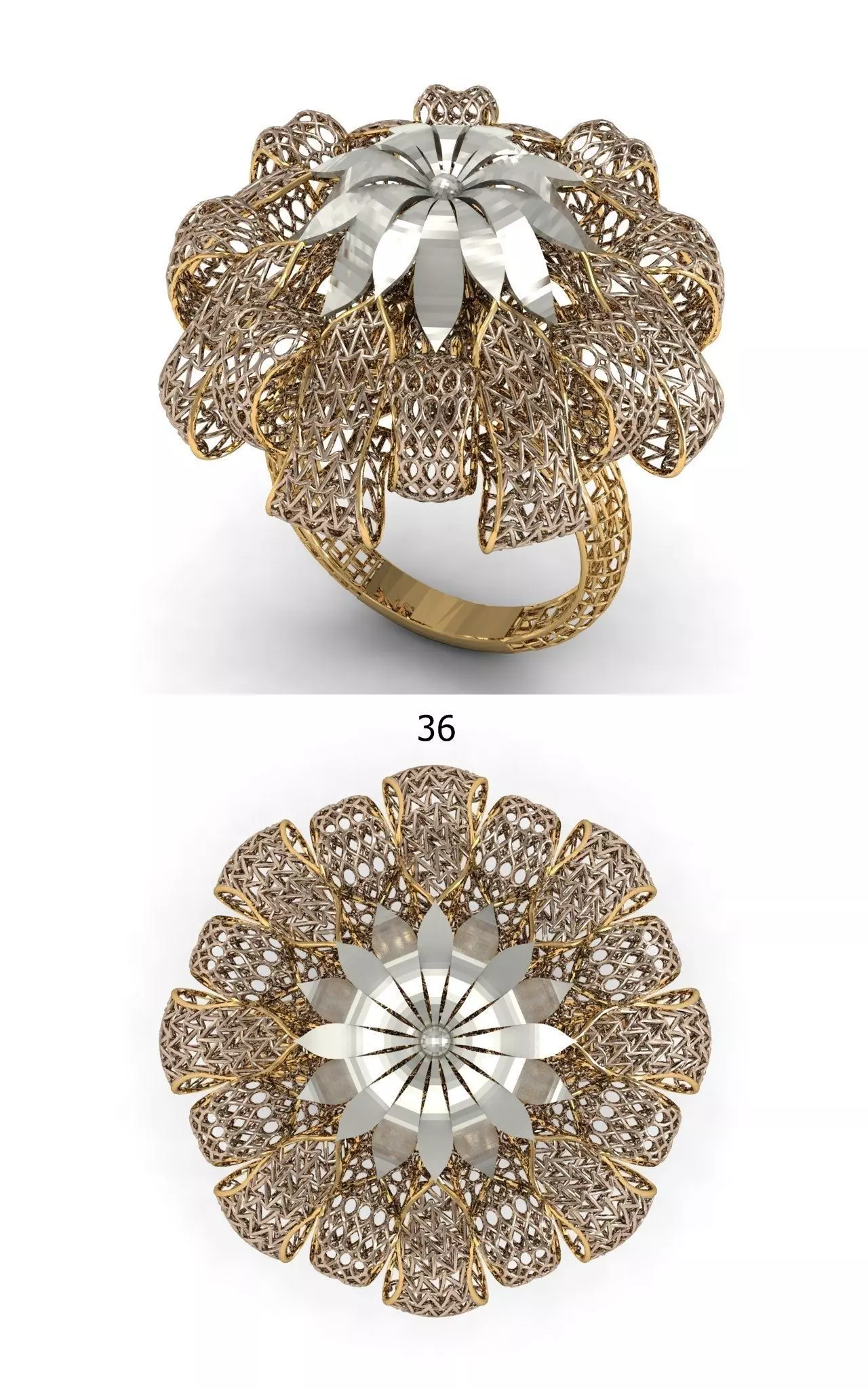 PRINTABLE RING 3D print model_0