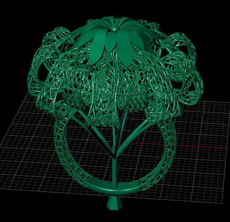 PRINTABLE RING 3D print model_3