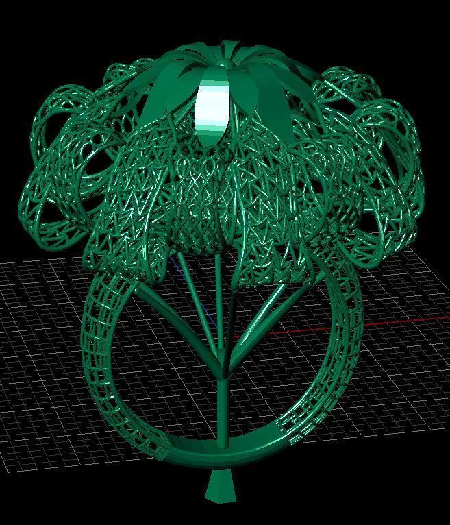 PRINTABLE RING 3D print model_4