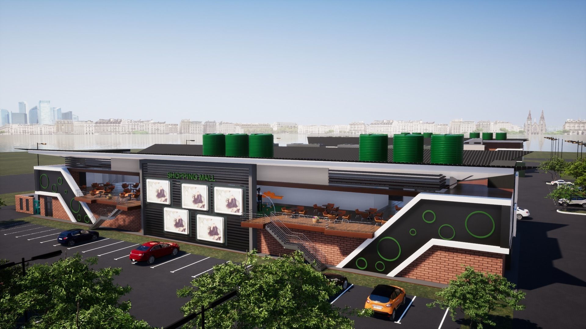 Shopping Mall 3D model_4