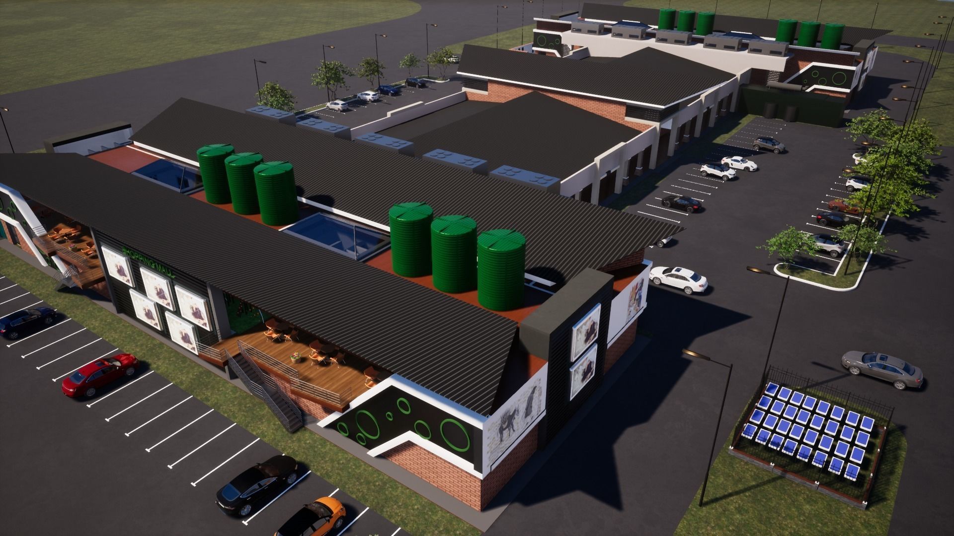 Shopping Mall 3D model_1