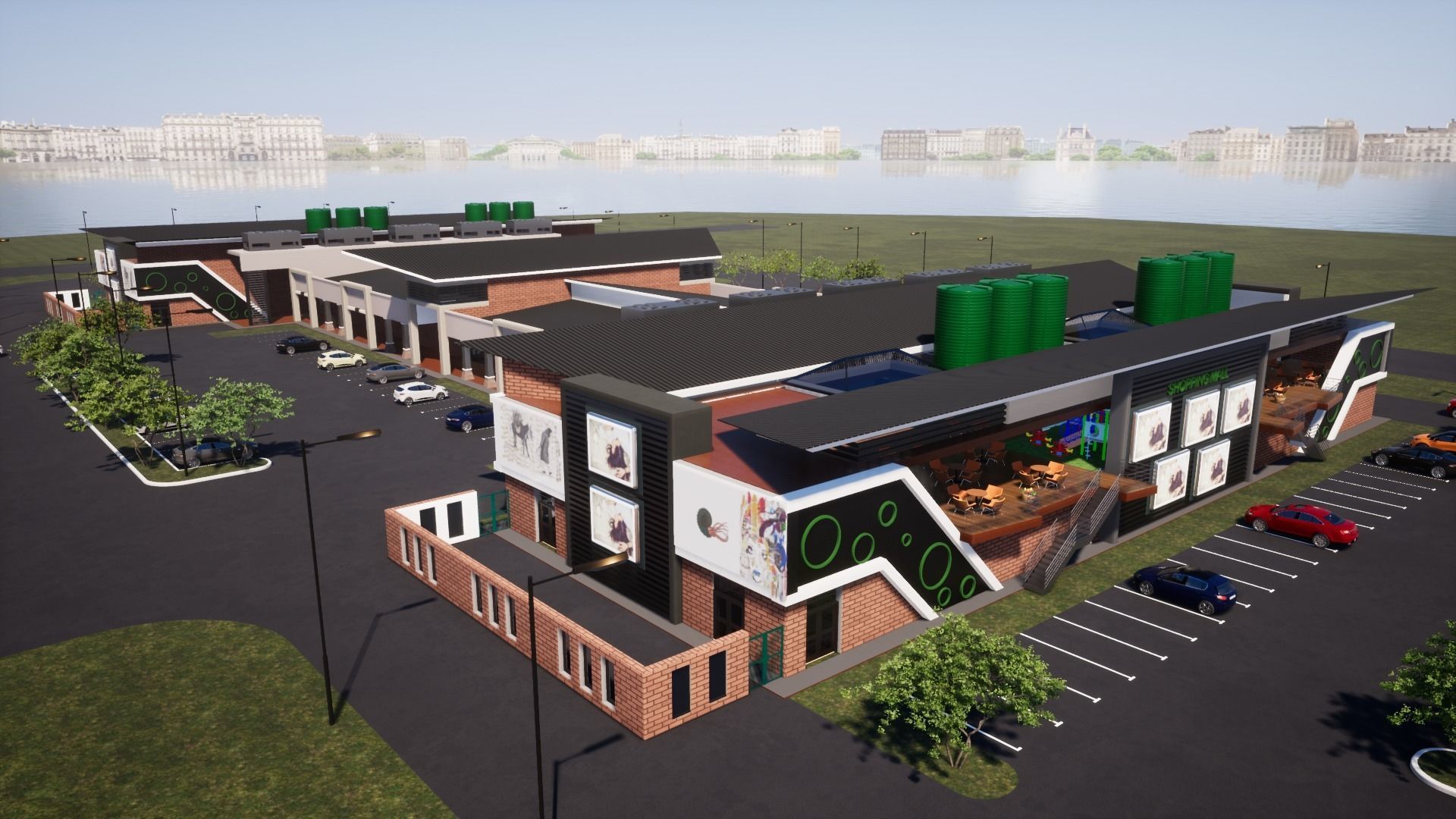 Shopping Mall 3D model_5