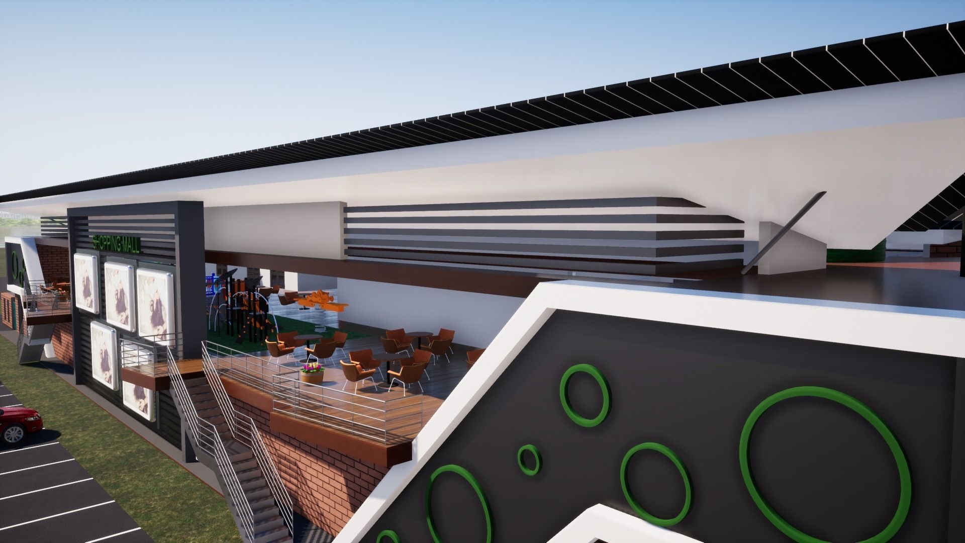 Shopping Mall 3D model_2