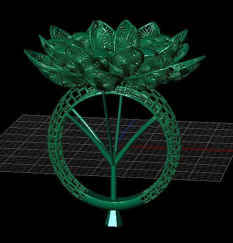 PRINTABLE RING 3D print model_4