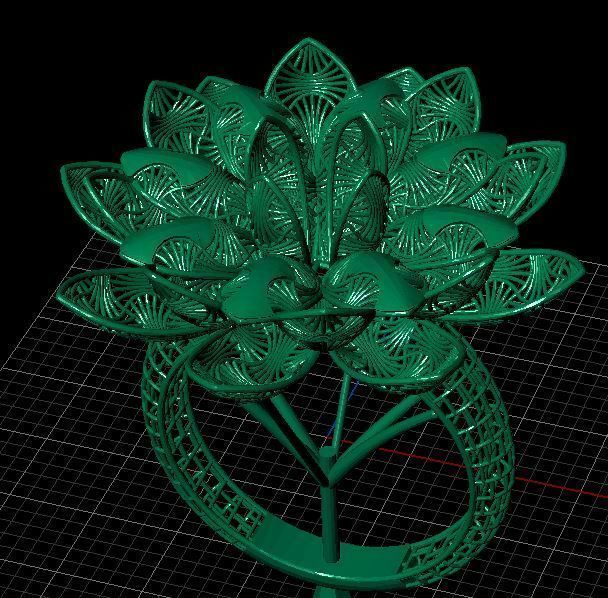 PRINTABLE RING 3D print model_3
