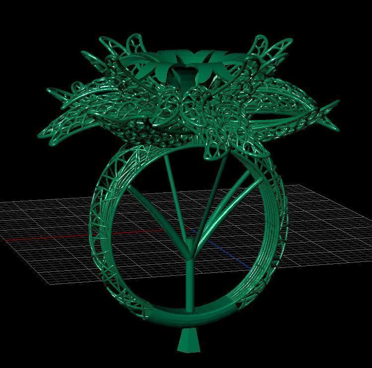 PRINTABLE RING 3D print model_3