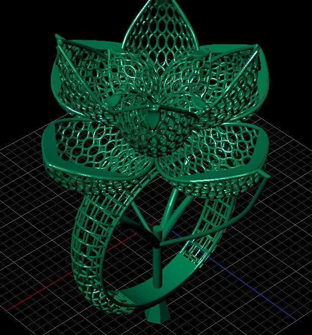 PRINTABLE RING 3D print model_2