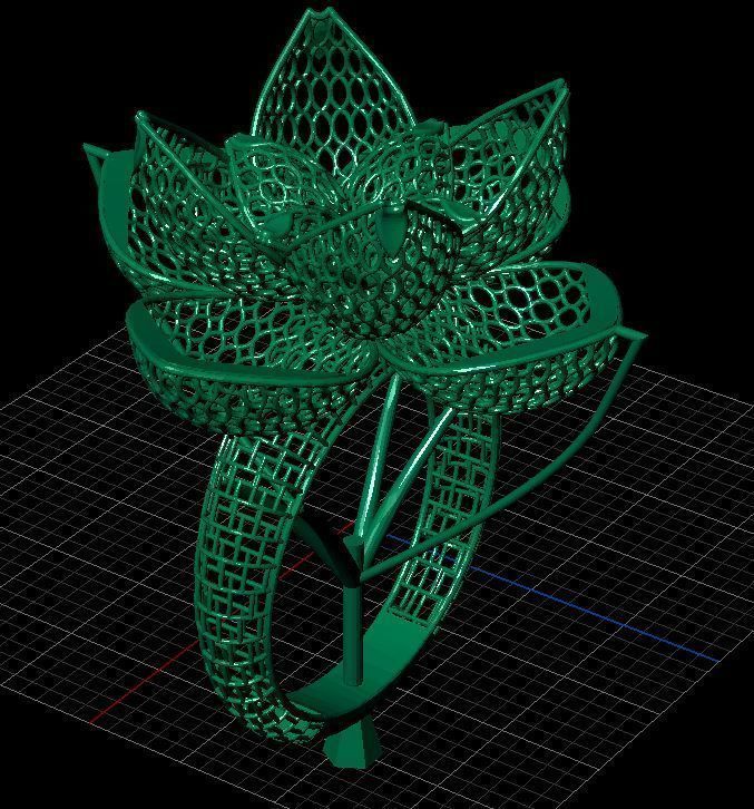 PRINTABLE RING 3D print model_3