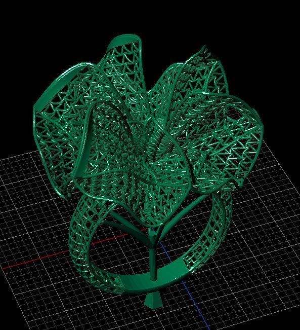 PRINTABLE RING 3D print model_3
