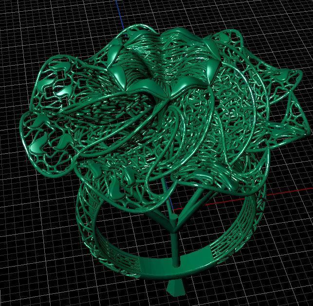 PRINTABLE RING 3D print model_3