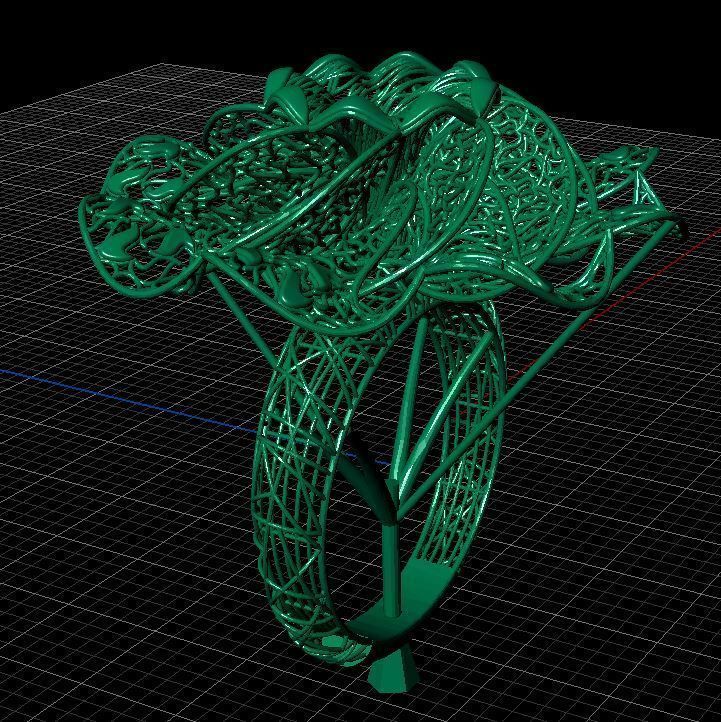 PRINTABLE RING 3D print model_5