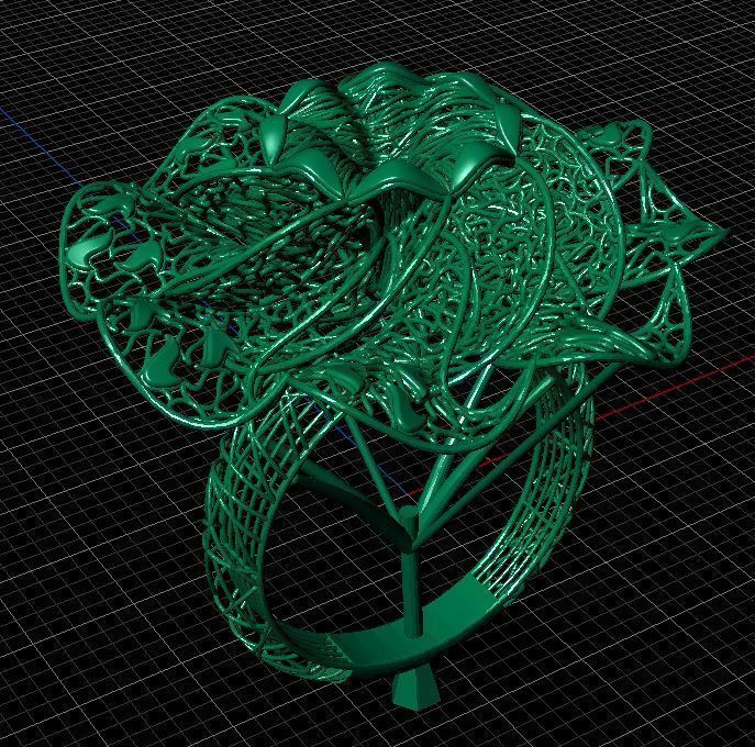 PRINTABLE RING 3D print model_4