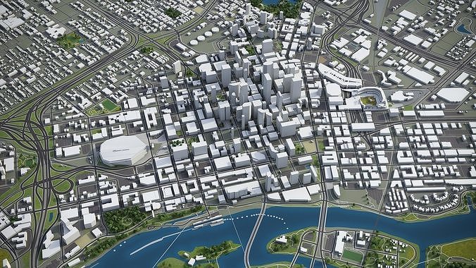 Minneapolis - Saint Paul 3D Model Pack 6