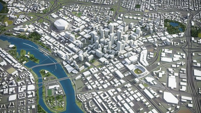Minneapolis - Saint Paul 3D Model Pack 4