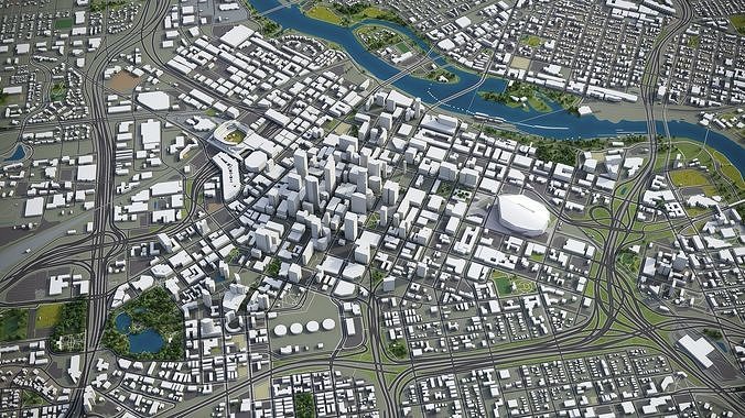 Minneapolis - Saint Paul 3D Model Pack 5