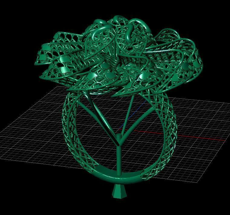 PRINTABLE RING 3D print model_4