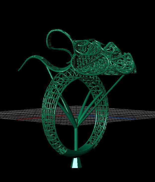 PRINTABLE RING 3D print model_1