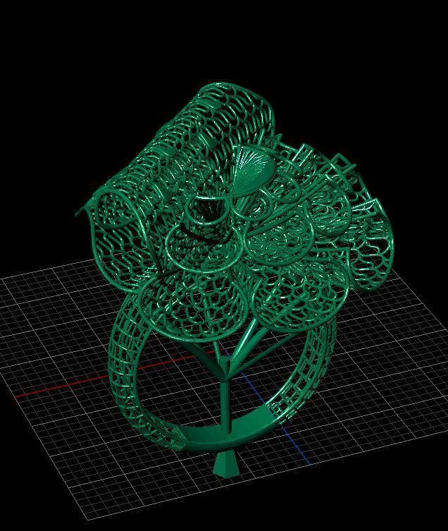 PRINTABLE RING 3D print model_2