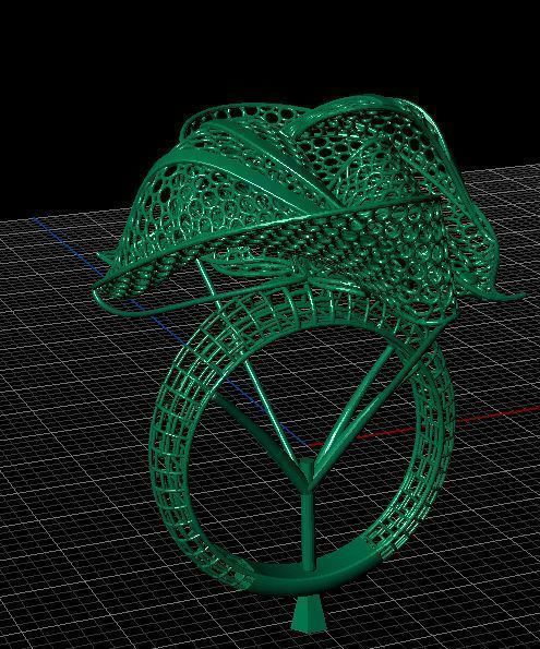 PRINTABLE RING 3D print model_4