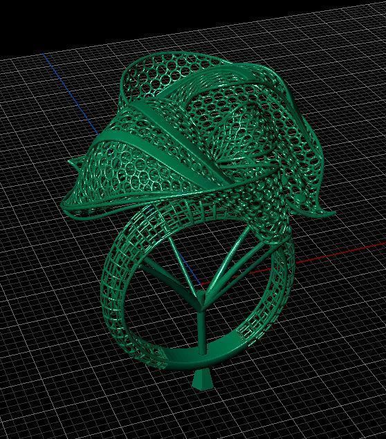 PRINTABLE RING 3D print model_3