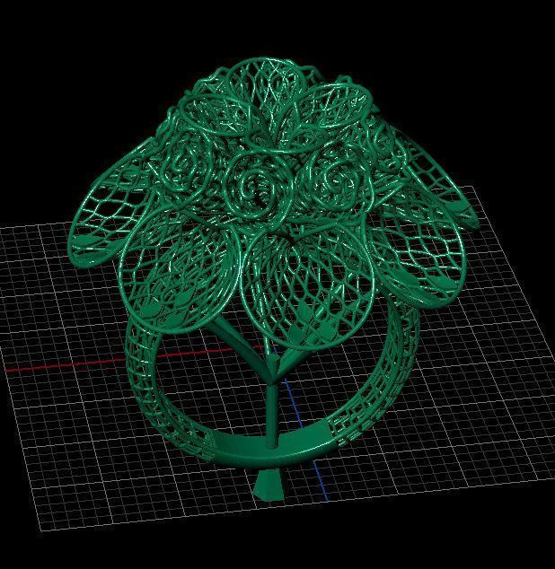 PRINTABLE RING 3D print model_3