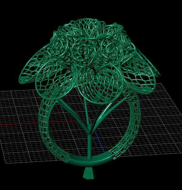 PRINTABLE RING 3D print model_4