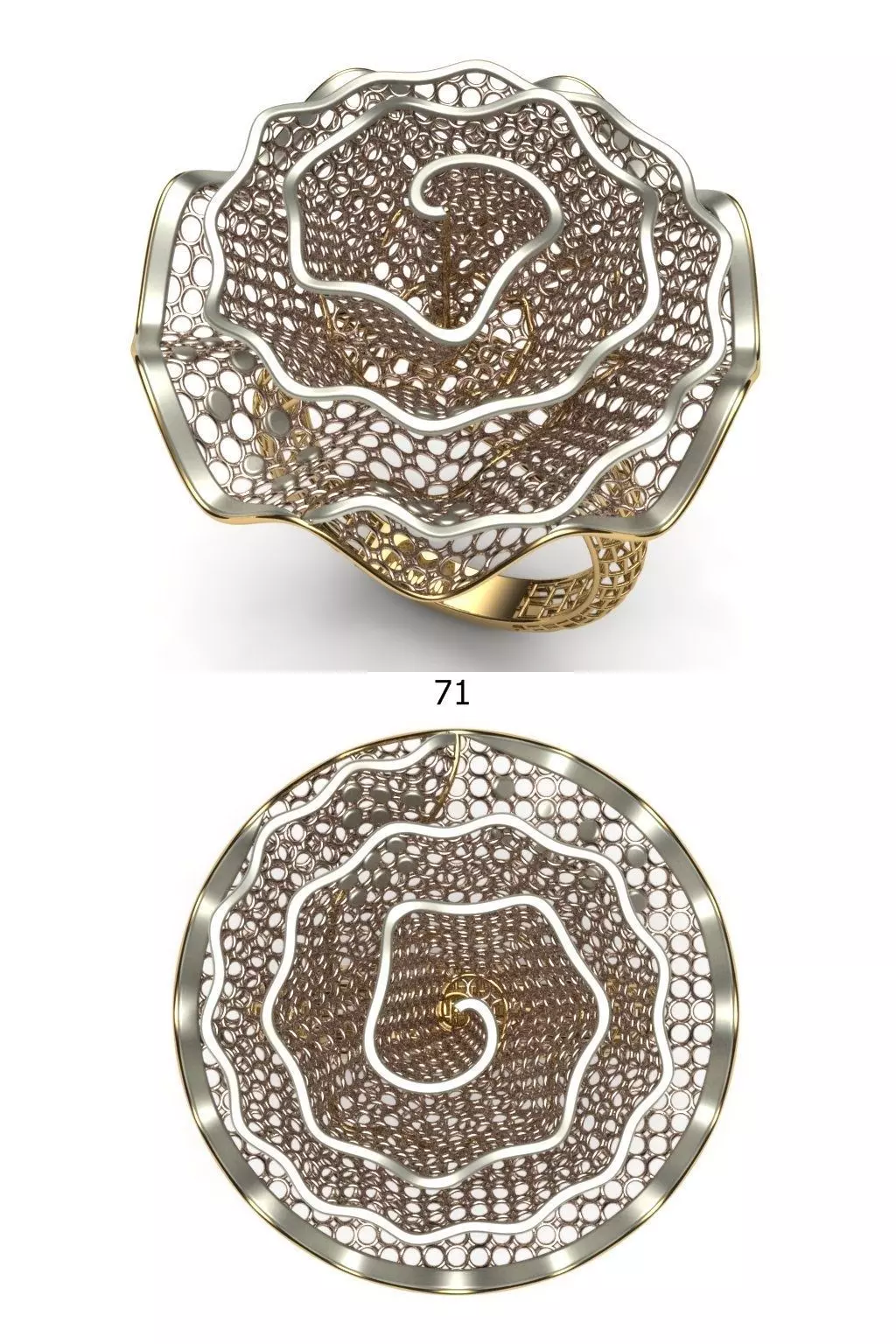 PRINTABLE RING 3D print model_0