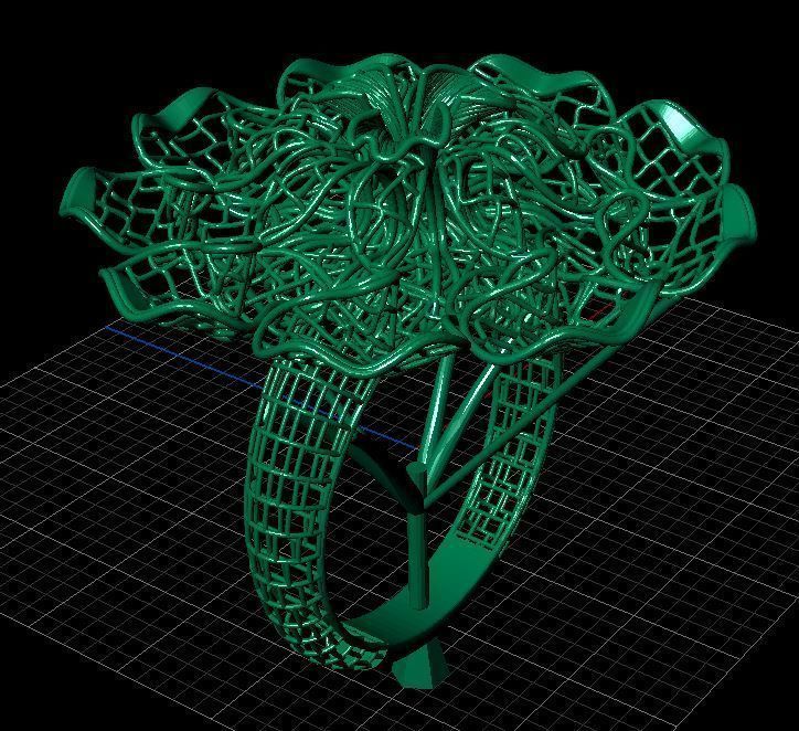 PRINTABLE RING 3D print model_5