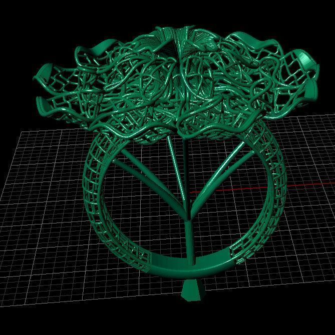 PRINTABLE RING 3D print model_3