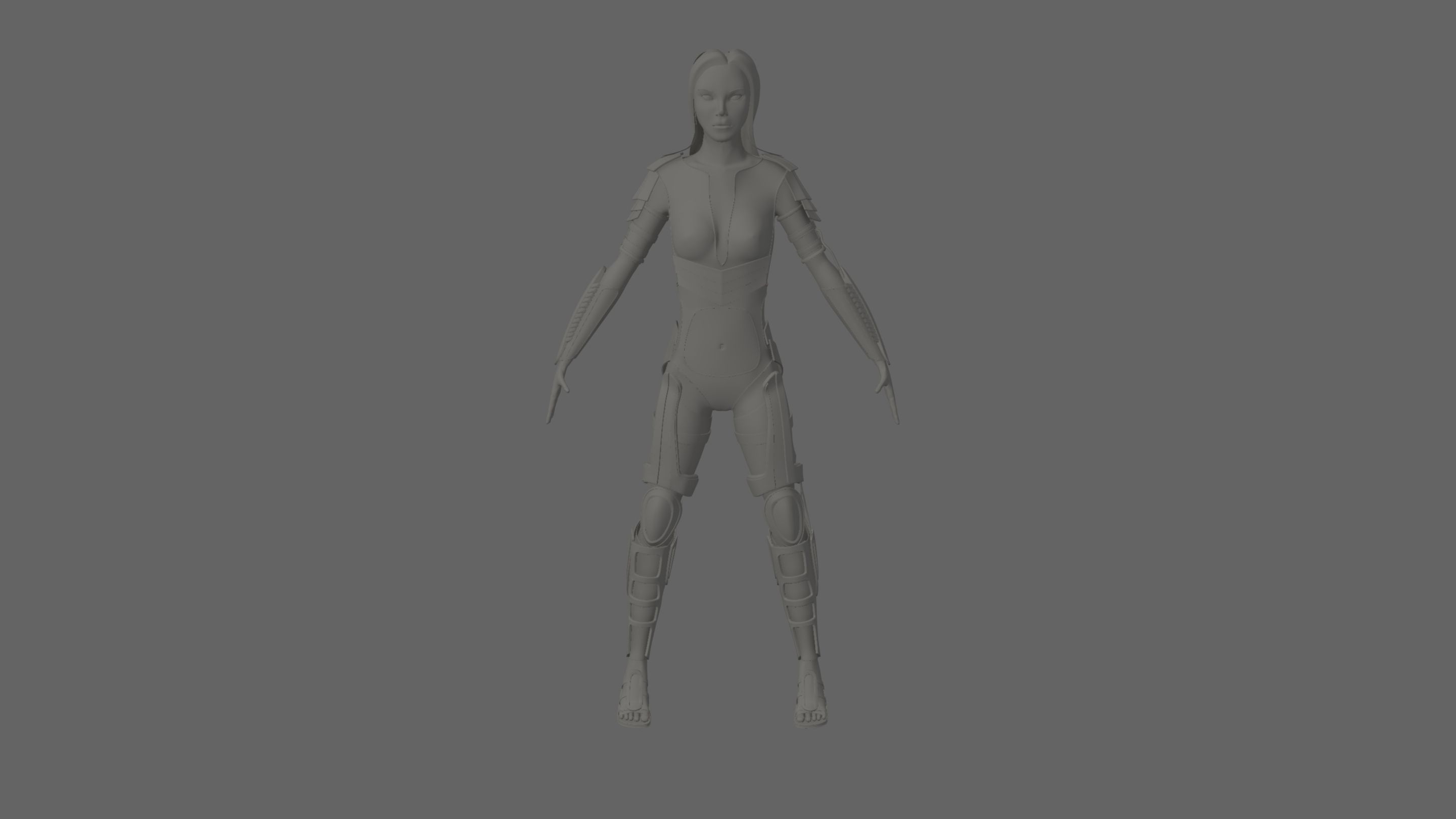 character elf 3D model_1