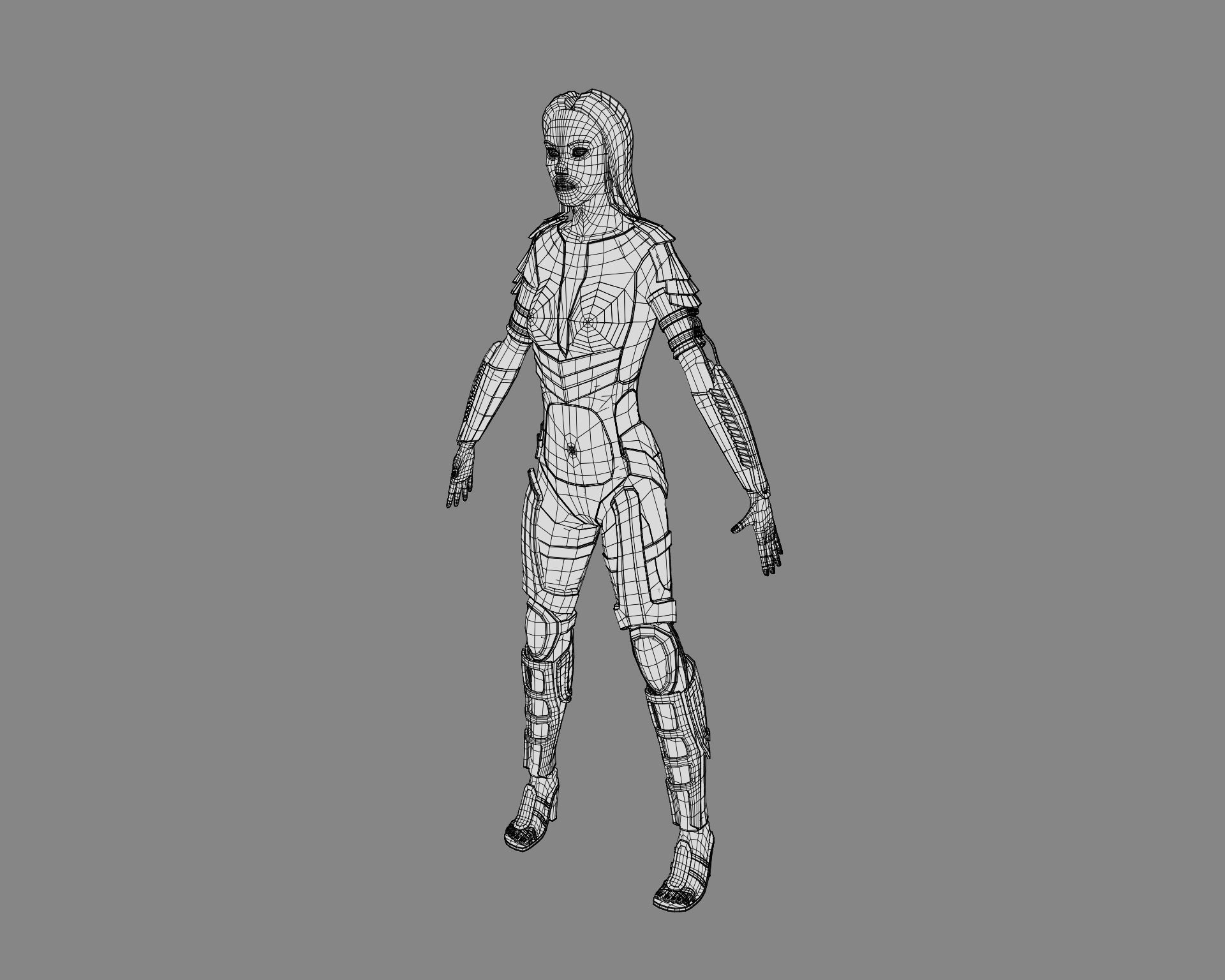 character elf 3D model_4