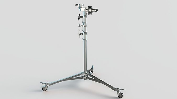 Stands - Wheels - Operating Poles Module  3D model