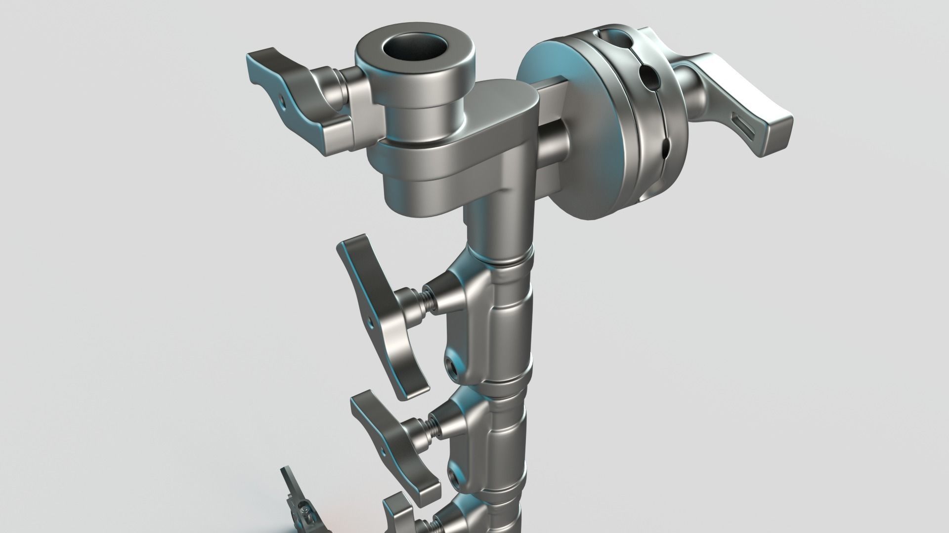 Stands - Wheels - Operating Poles Module  3D model_4