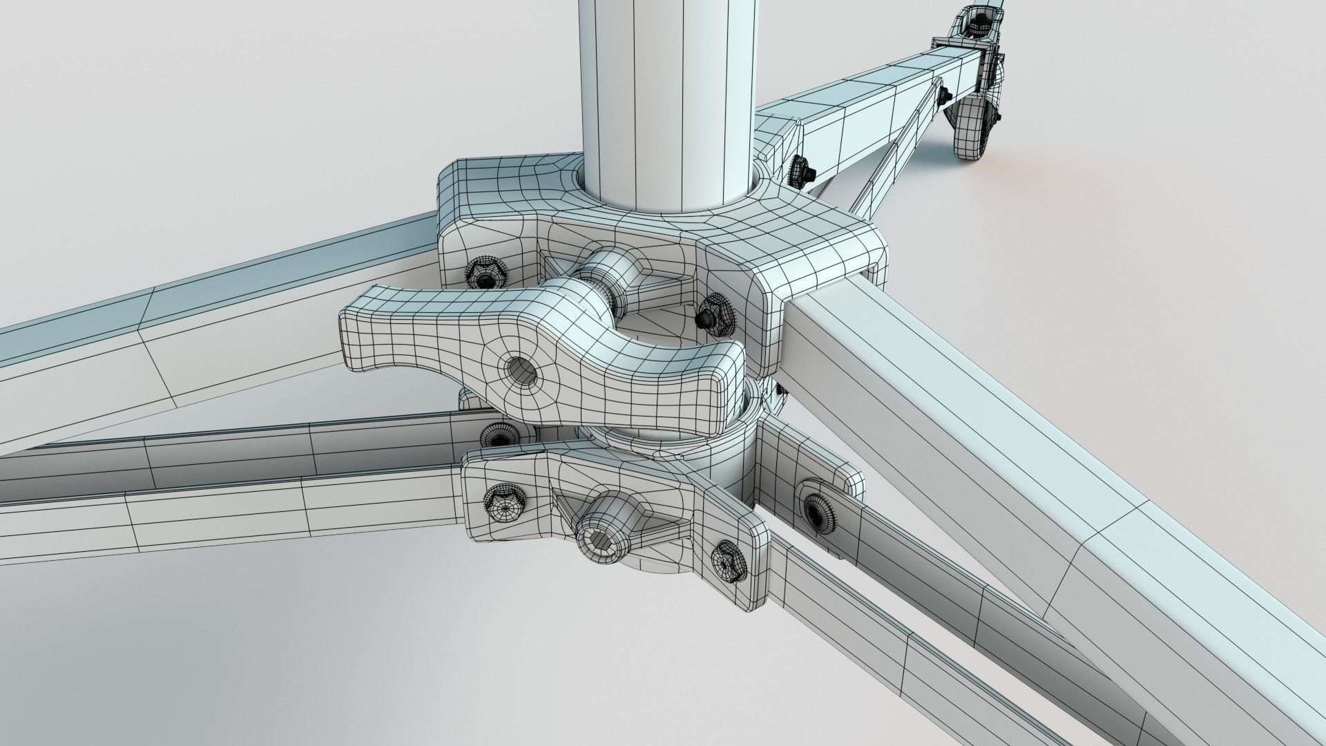 Stands - Wheels - Operating Poles Module  3D model_10