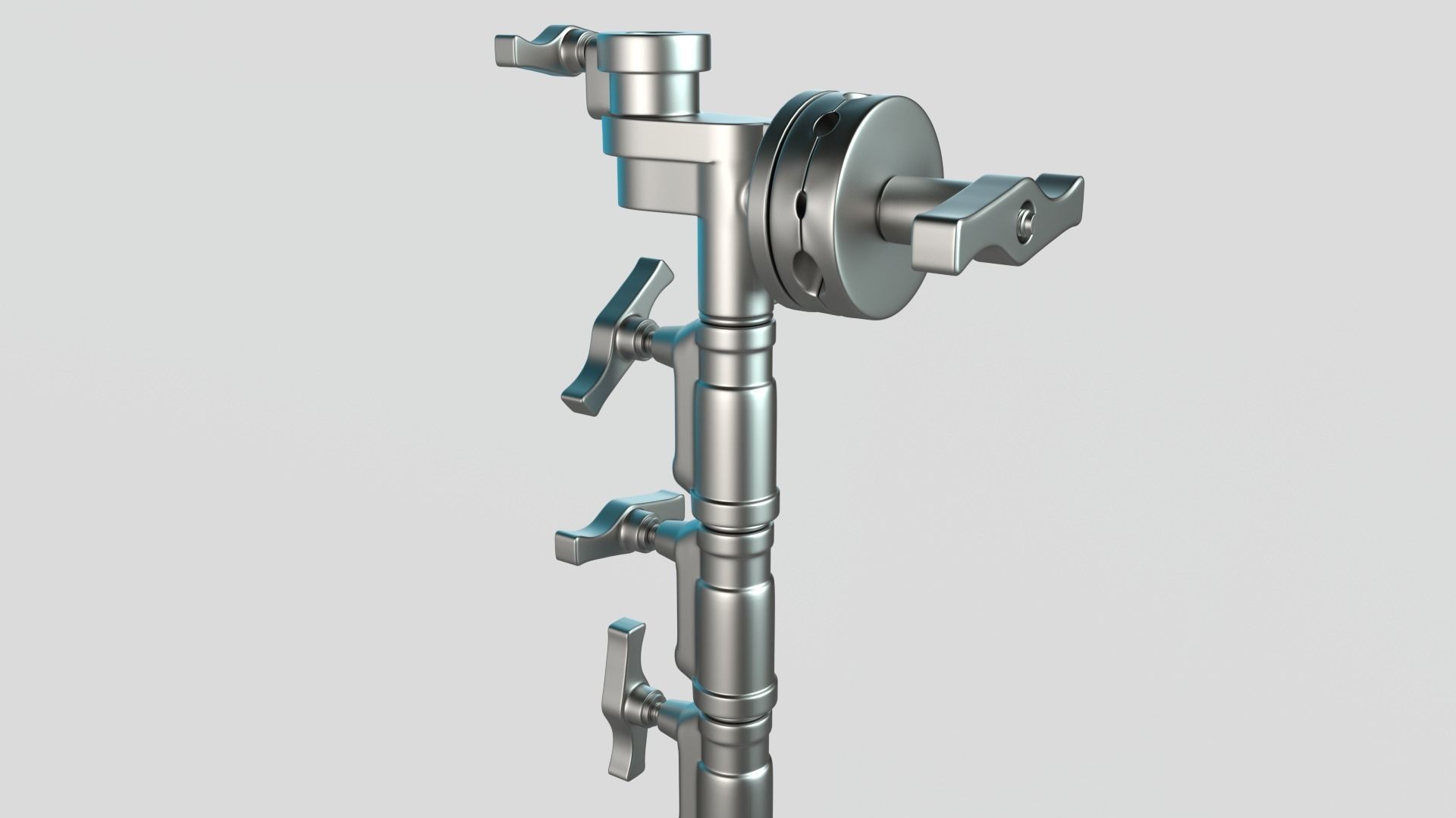 Stands - Wheels - Operating Poles Module  3D model_2
