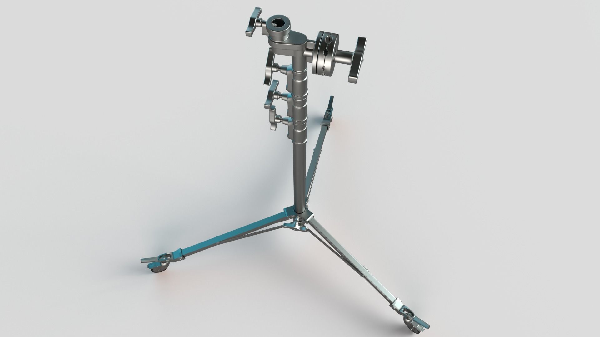 Stands - Wheels - Operating Poles Module  3D model_3