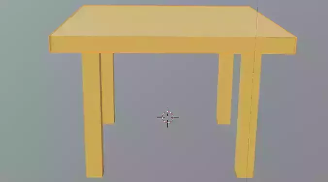 Table 3D model