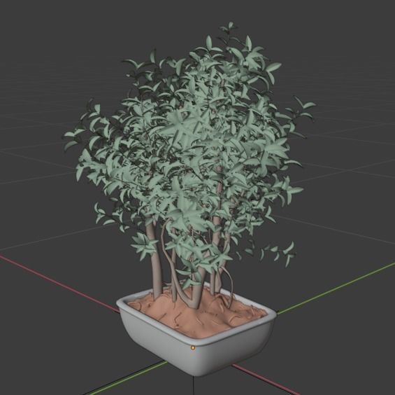 House plant 001 3D model_3