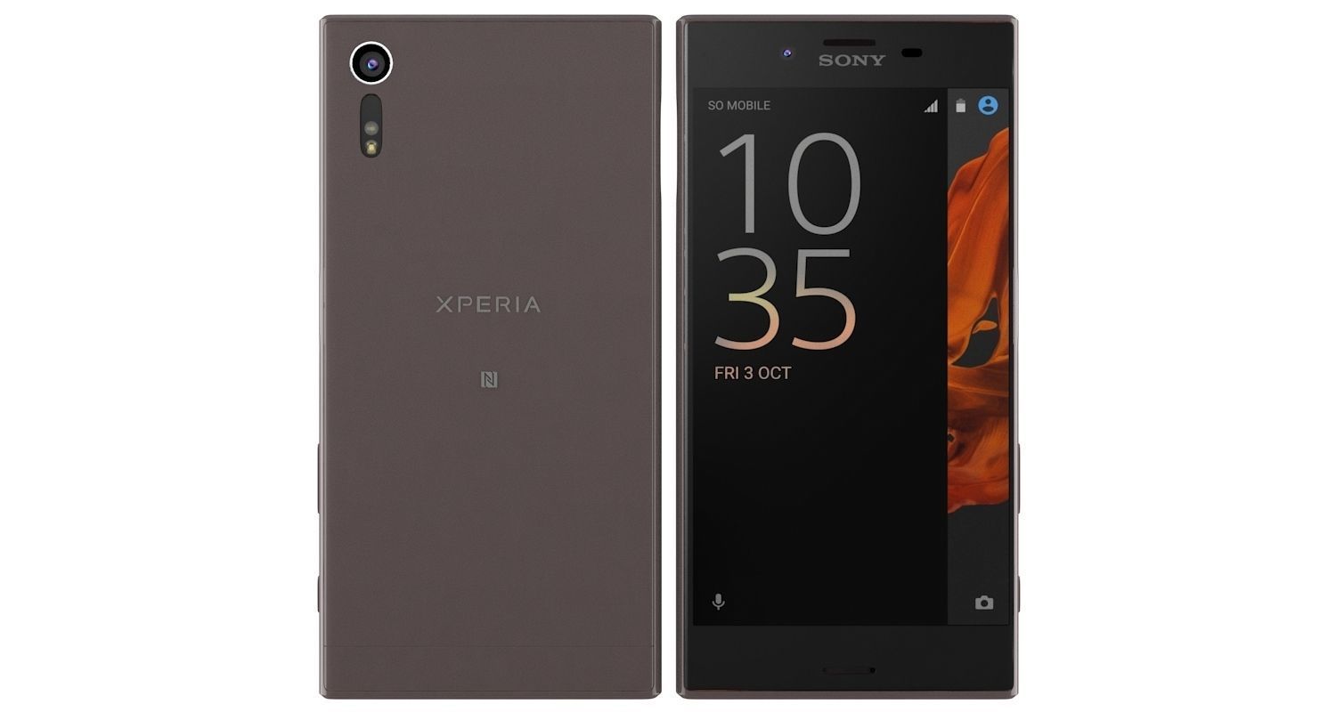 Sony Xperia XZ All Colors 3D model_5