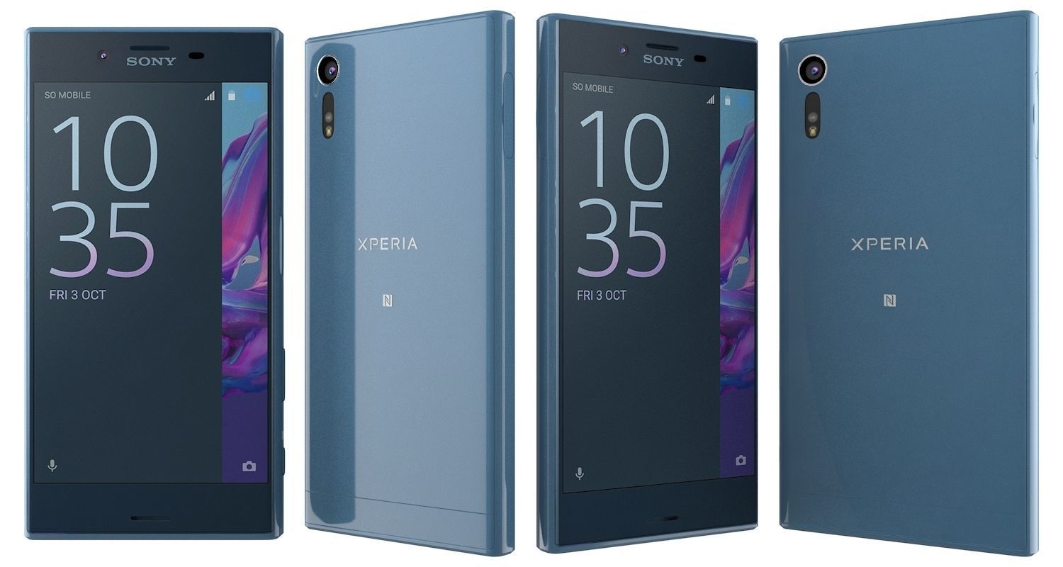Sony Xperia XZ All Colors 3D model_33