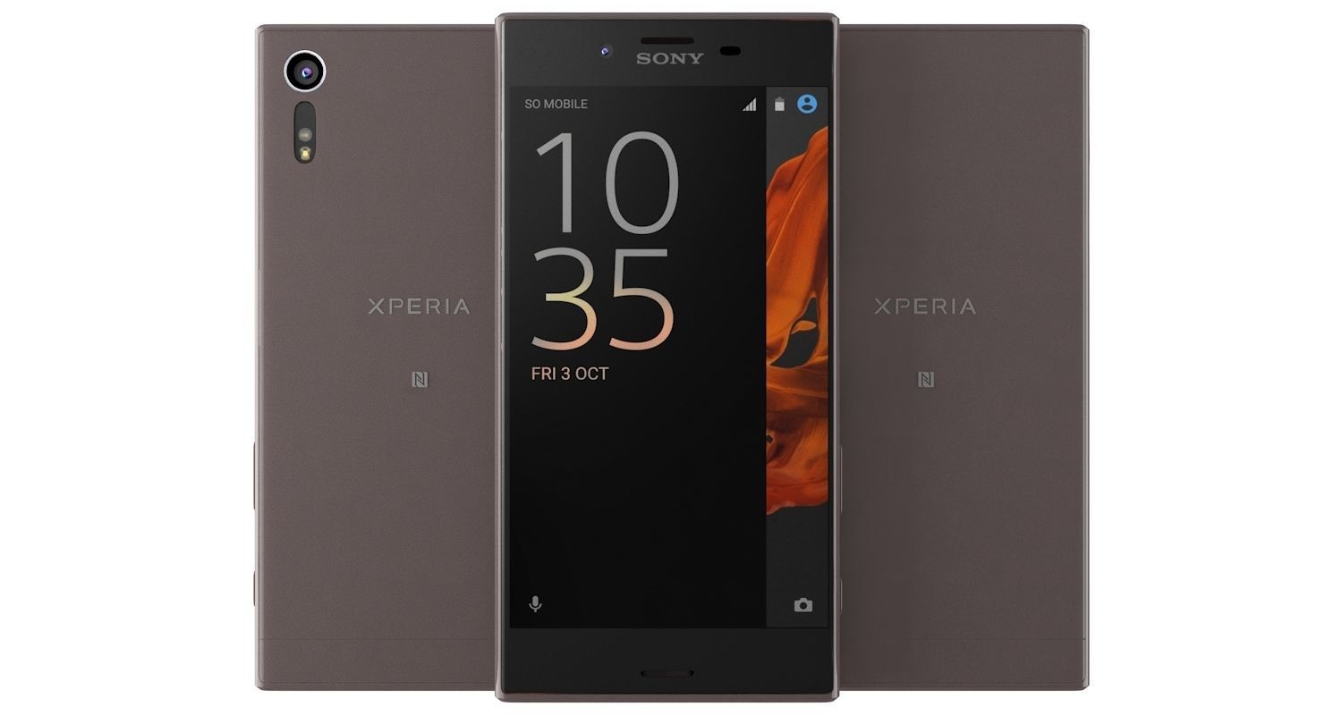 Sony Xperia XZ All Colors 3D model_4